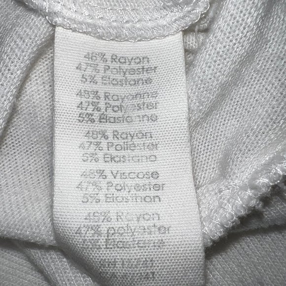 PJ SALVAGE White & Retro Striped Funnel Neck Drawstring Sweatshirt Size … - Picture 7 of 7